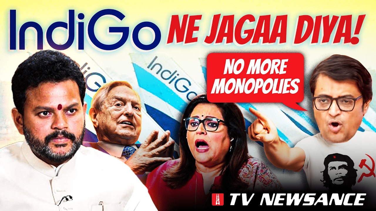IndiGo Did the Unthinkable! It Made TV News Ask Real Questions… Well, Almost | TV Newsance 325