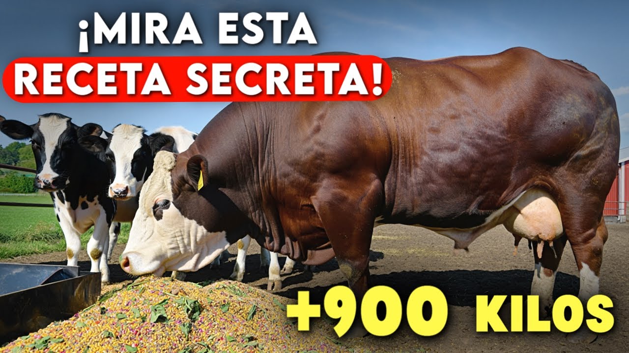 Ganado de Engorde RÁPIDO: La Fórmula Casera Que Aumenta El Peso EN POCO TIEMPO