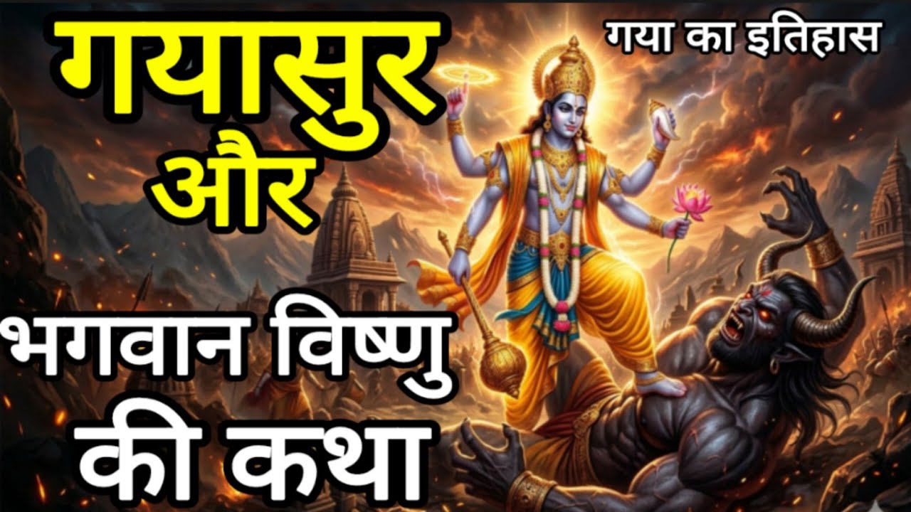 गया सुर ओर भगवान विष्णु की कथा #shorts #ytshorts #katha #viral #bhakti