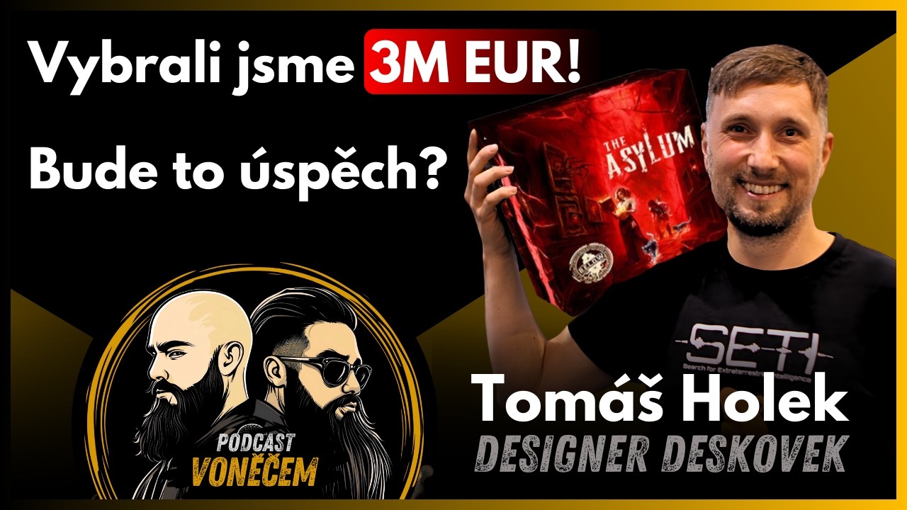 Zpověď tvůrce deskovek - Tom&aacute;&scaron; Holek - Cesta od prototypu k &uacute;spěchu #podcast #games