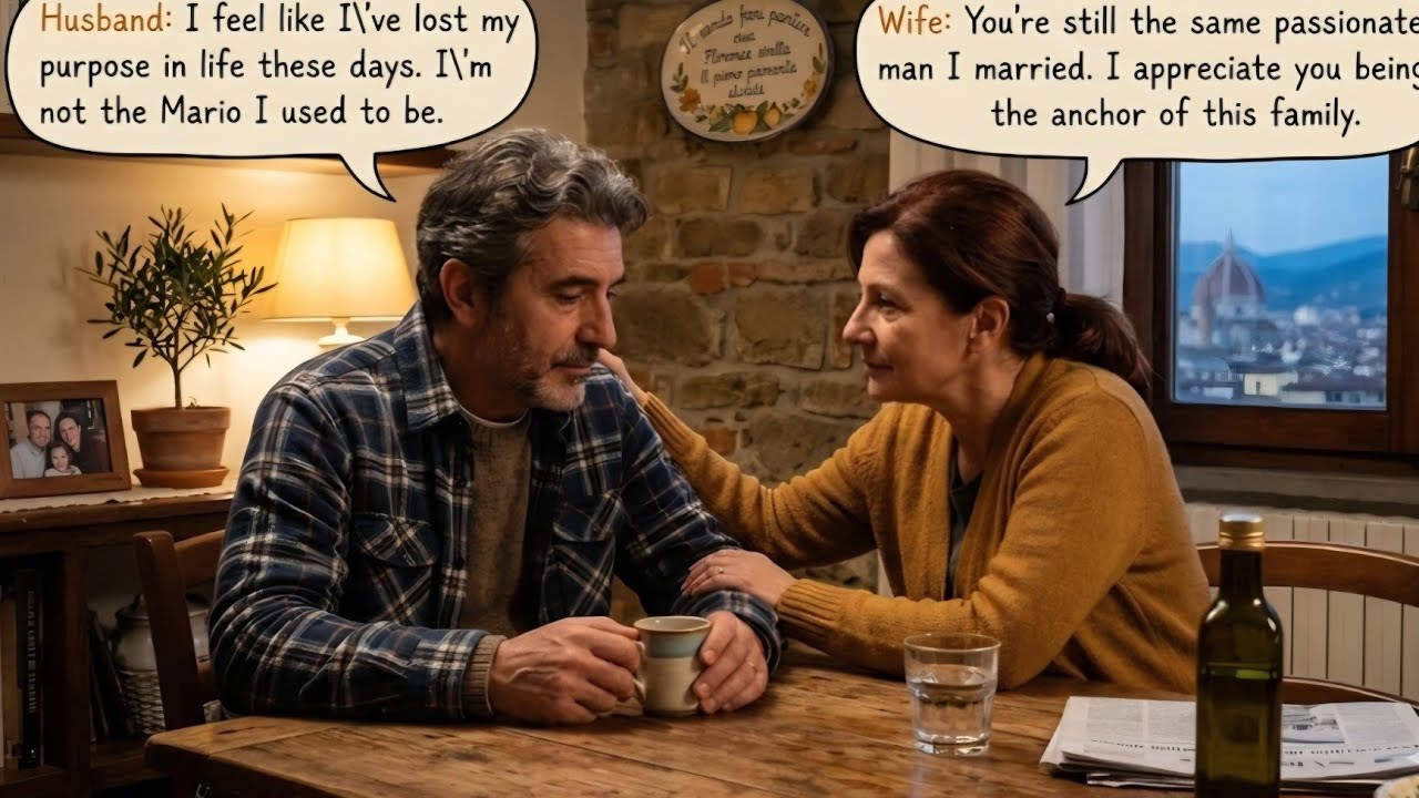 🔵290304수🔵Midlife crisis /conversation  between  the husband and  his wife