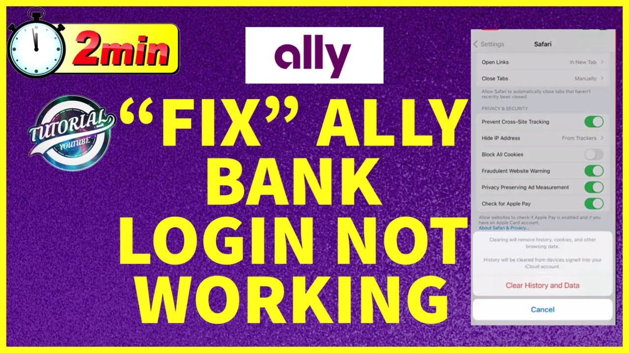 How to Fix Ally Bank Login Not Working 2023? Ally Bank App Login Not Working