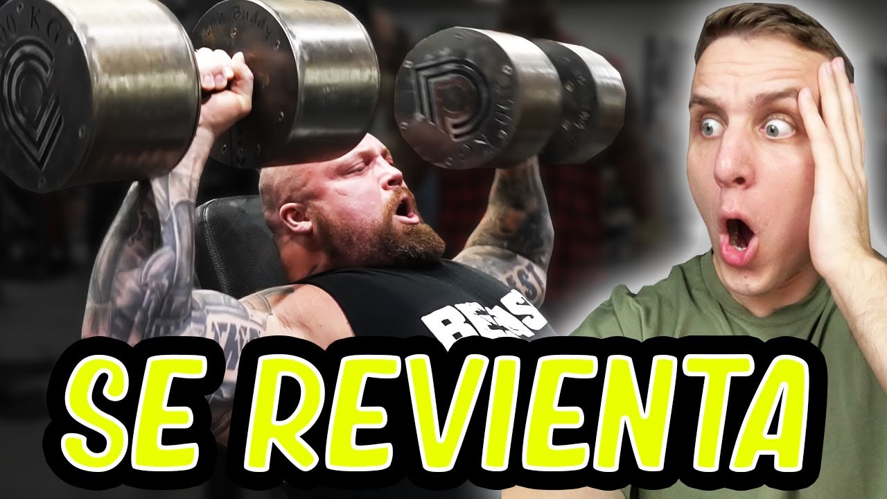 Levanta 100 kg en cada brazo y se lesiona *Eddie Hall*