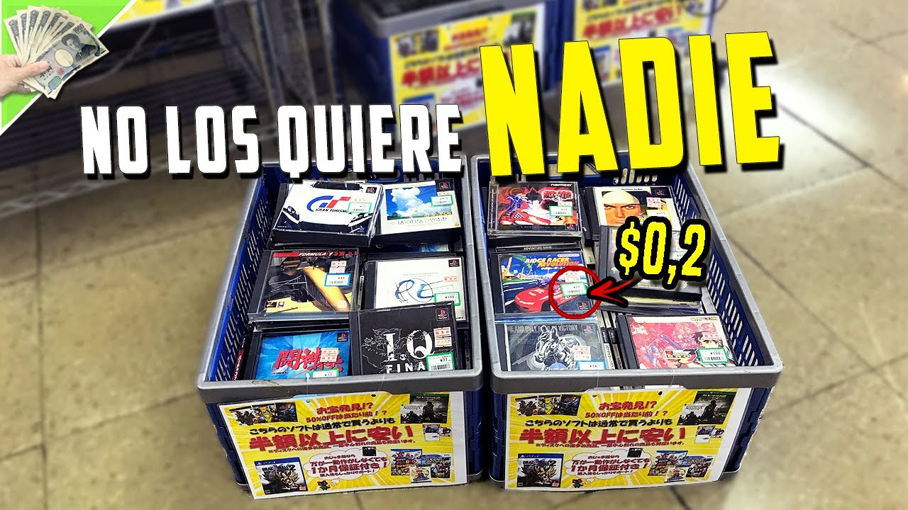 El día que COMPRÉ más JUEGOS de PLAYSTATION | RETO PS1 + CAJA SORPRESA