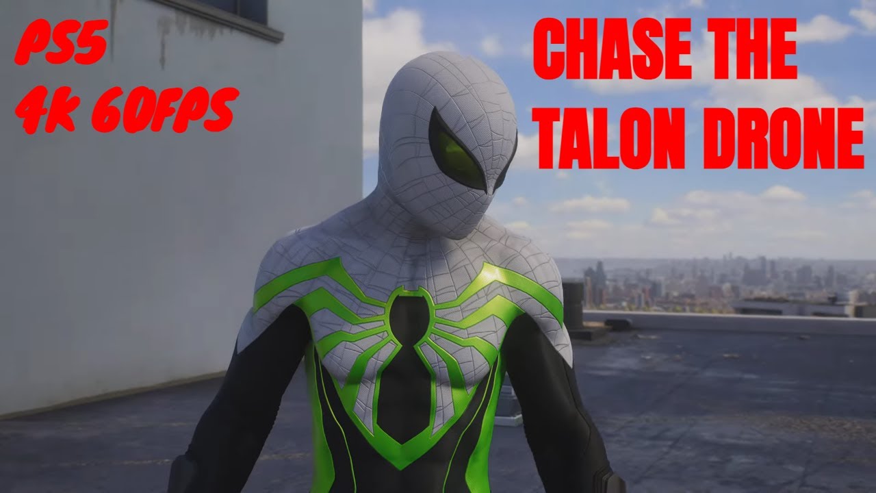 Chase the Talon Drone & Download Data | Wings of My Own Marvel's Spider-Man 2