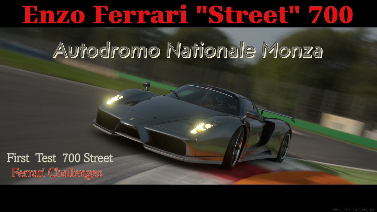 Enzo Ferrari 2002 "Street" 700 Gran Turismo 7 Monza
