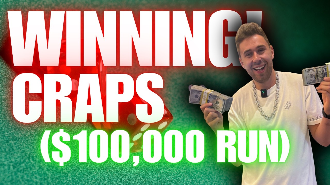 My BEST Craps Run on YouTube! ($100,000)