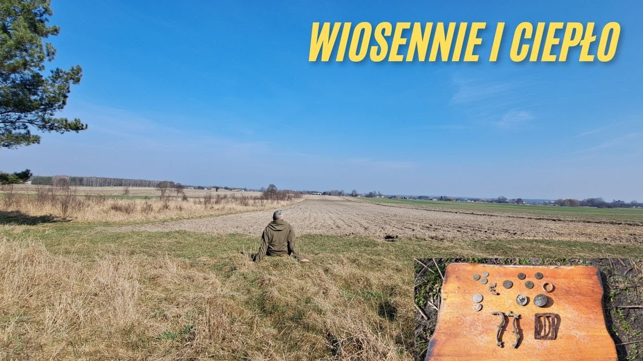 #200 Poszukiwania . Wiosennie i ciepło . Posypało fantami .#metaldetecting #4k