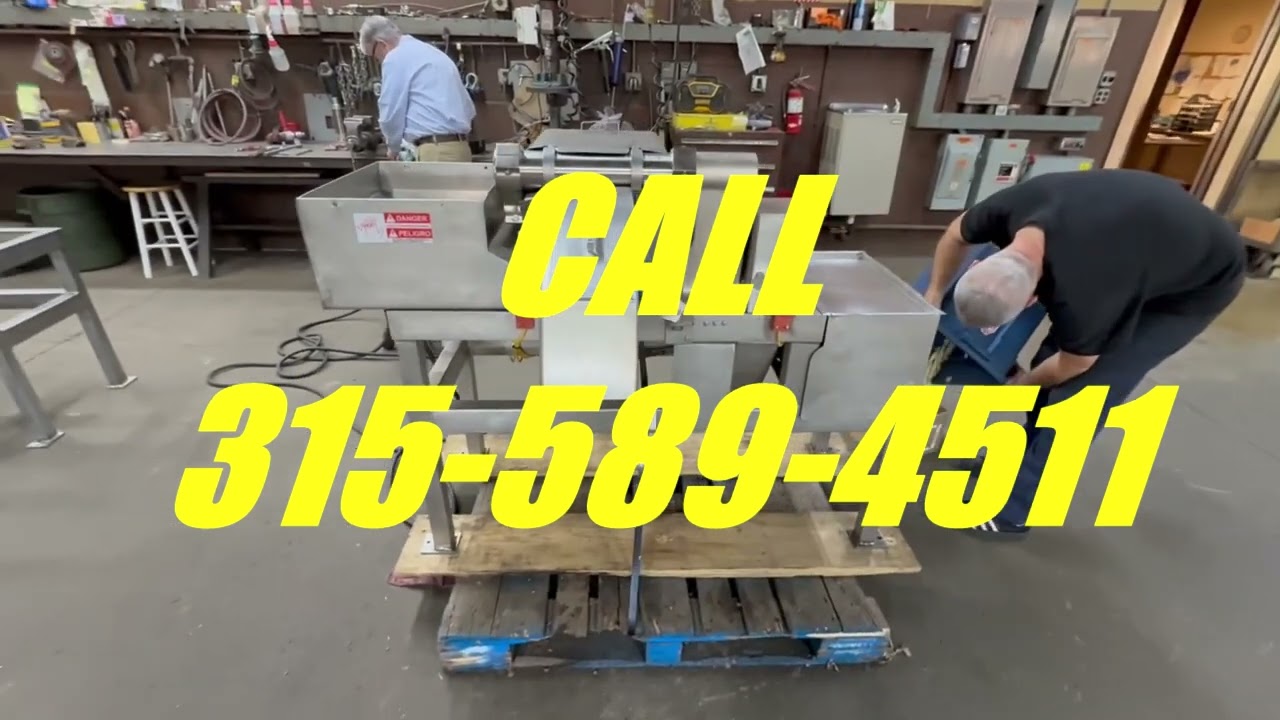 URSCHEL Model GK-A DICER, strip cutter, French fry cutter, flat or crinkle cuts, Alard item Y5505