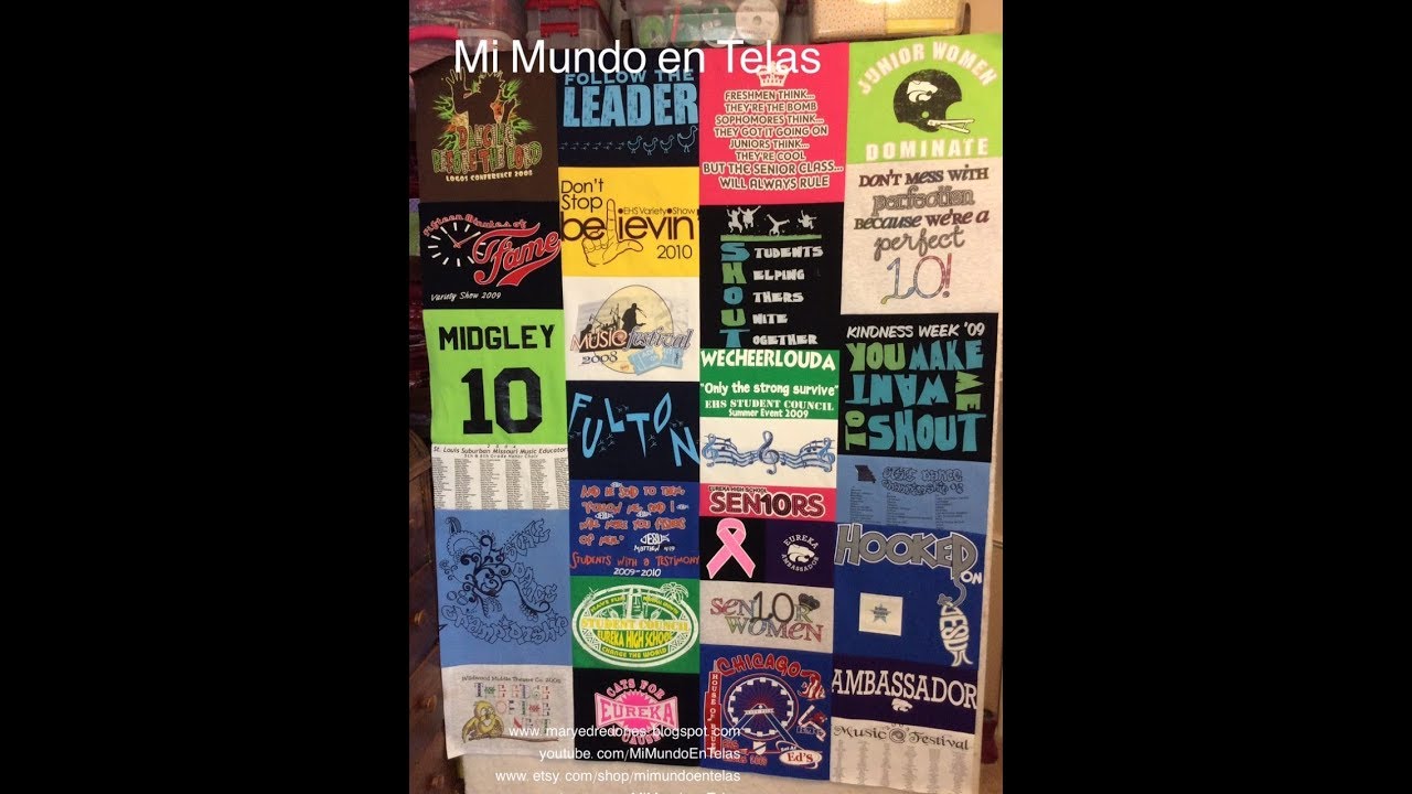 Edredón de Recuerdo - T-Shirt Quilt