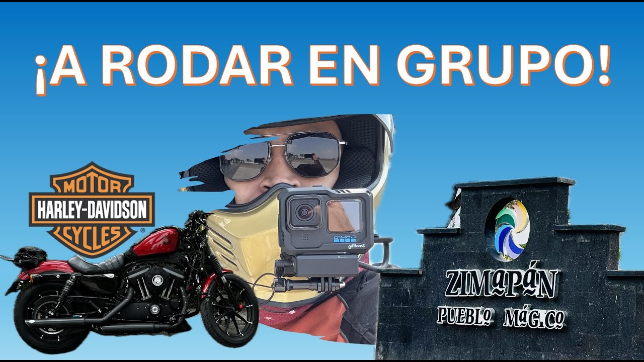 RODANDO EN GRUPO CON LA AGENCIA HARLEY DAVIDSON CENTRAL - ZIMAPAN, HGO.