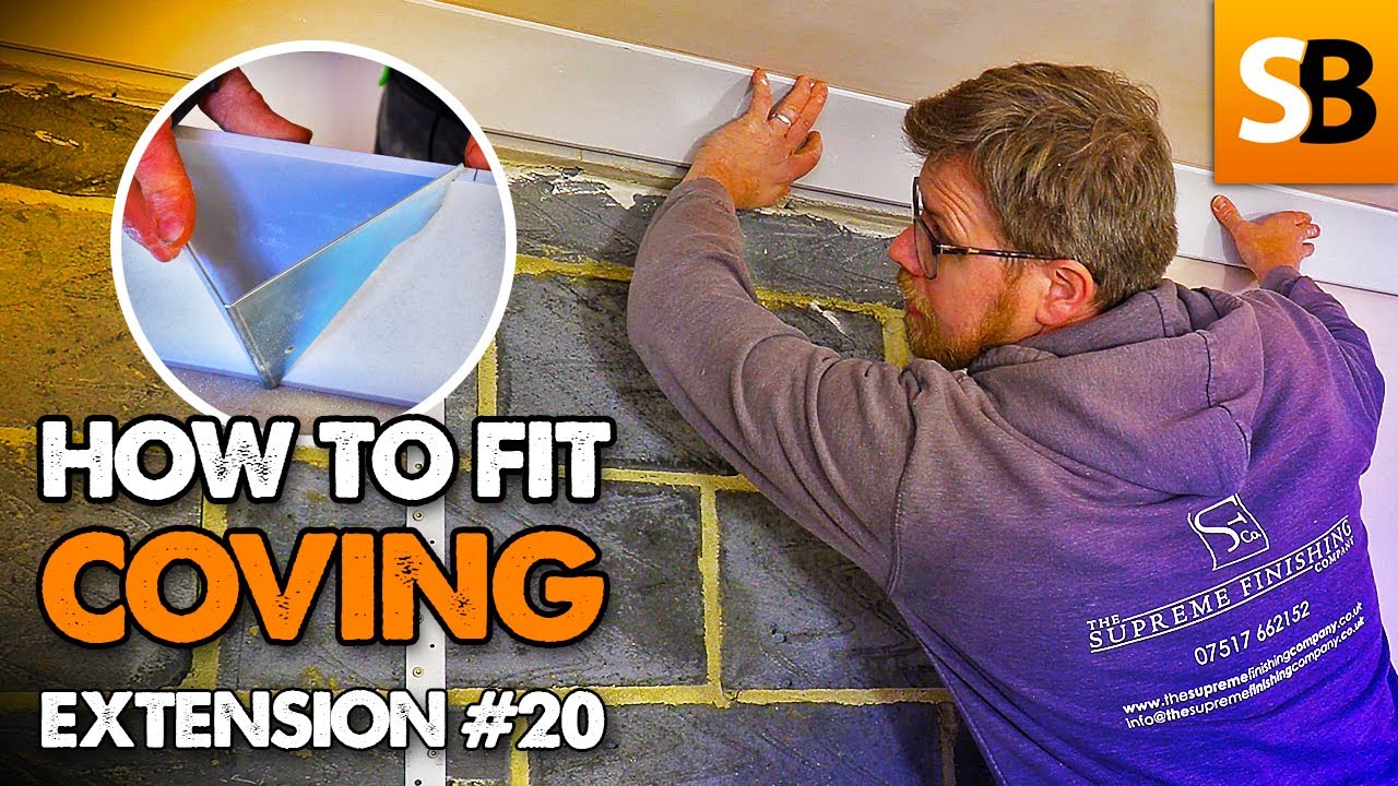 How To Easily Fit Coving ~ Extension #20