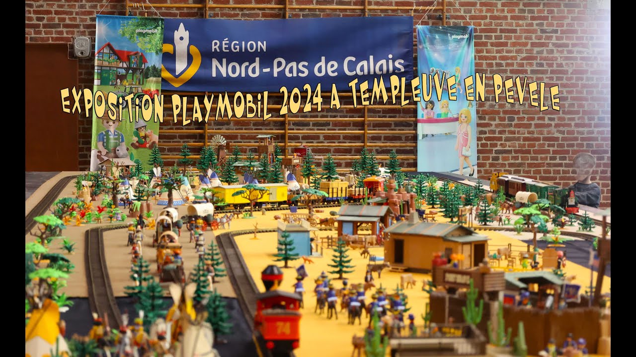 EXPO PLAYMOBIL Ed 2024 TEMPLEUVE EN PEVELE 59
