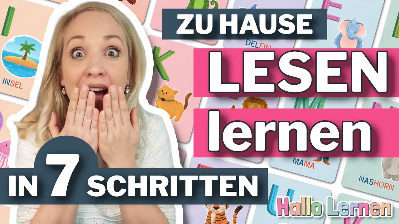 7 Stufen des Lesenlernens - So lernt dein Kind spielend zu Hause lesen