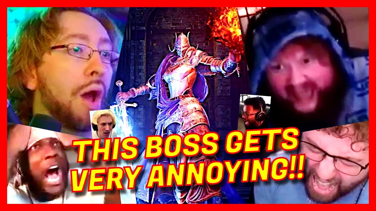 GAMERS GET ANNOYED by RELLANA TWIN MOON KNIGHT BOSS FIGHT REACTIONS MASHUP ELDEN RING SHADOW ERDTREE