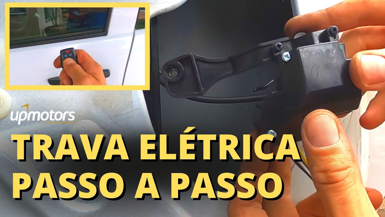 Instalação completa da TRAVA ELÉTRICA no Agile Montana ; UPMOTORS