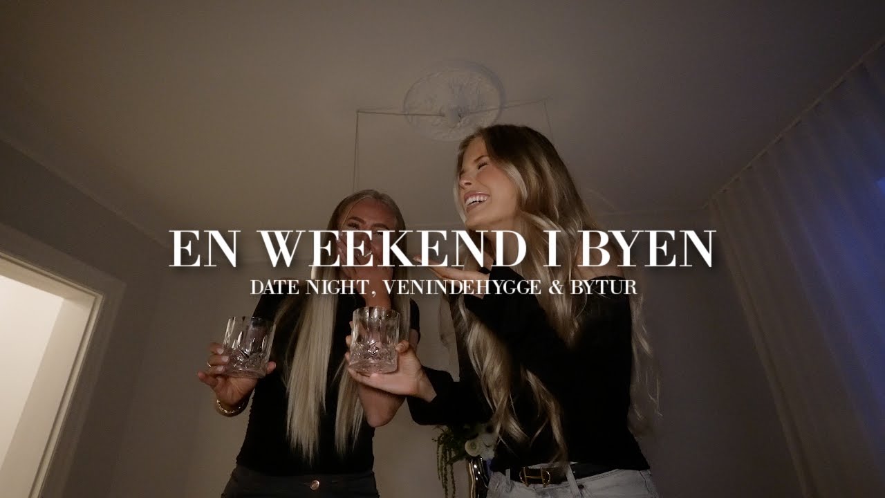 Vlog⎜Venindehygge, apartment cleaning & date night og i byen