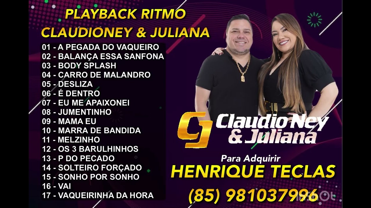 PLAYBACK RITMO CLAUDIONEY E JULIANA