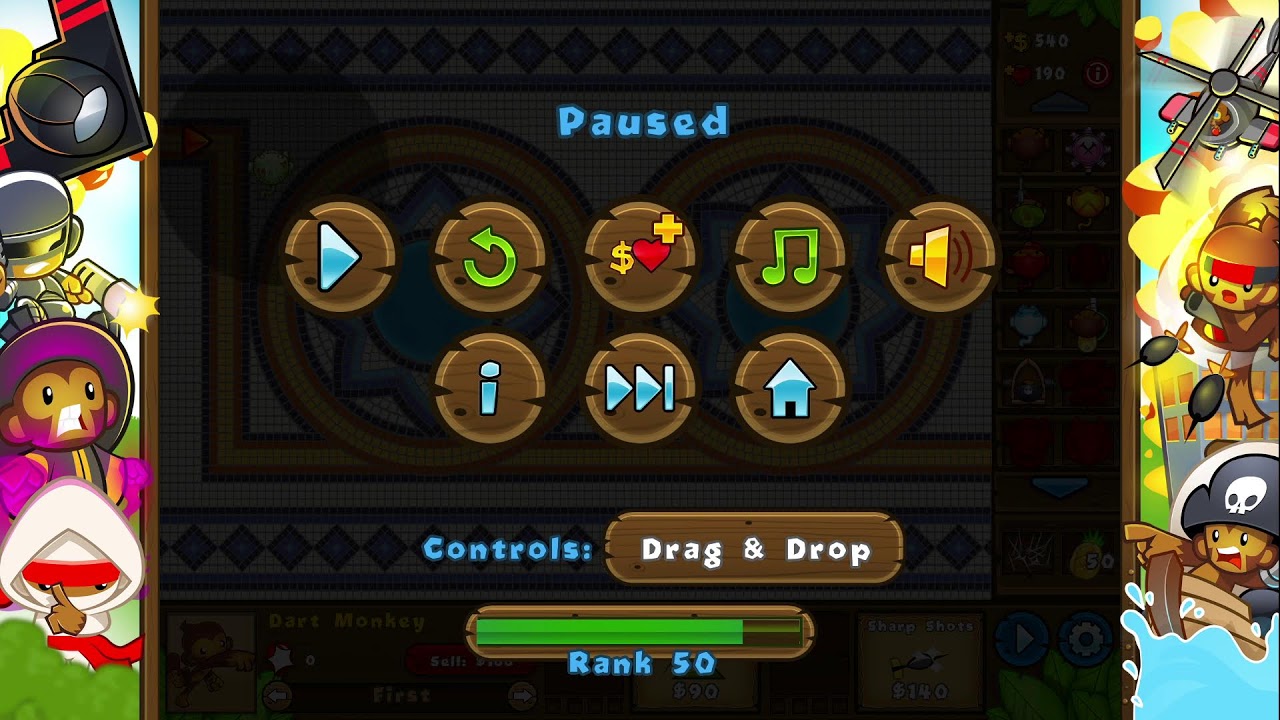 BTD5 mosaic map (medium difficulty)