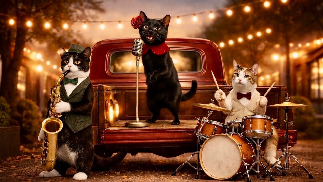 Evening Swing with Cats Jazzy Time