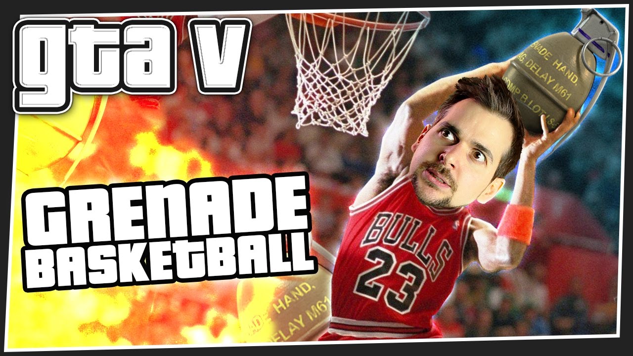 GRENADE BASKETBALL - GTA 5 Online (GTA V Funny Moments)