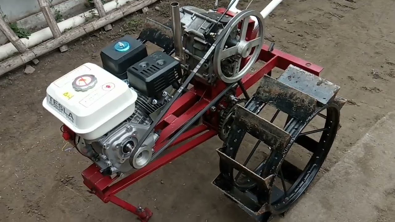 Inovasi dari mesin motor jadi traktor