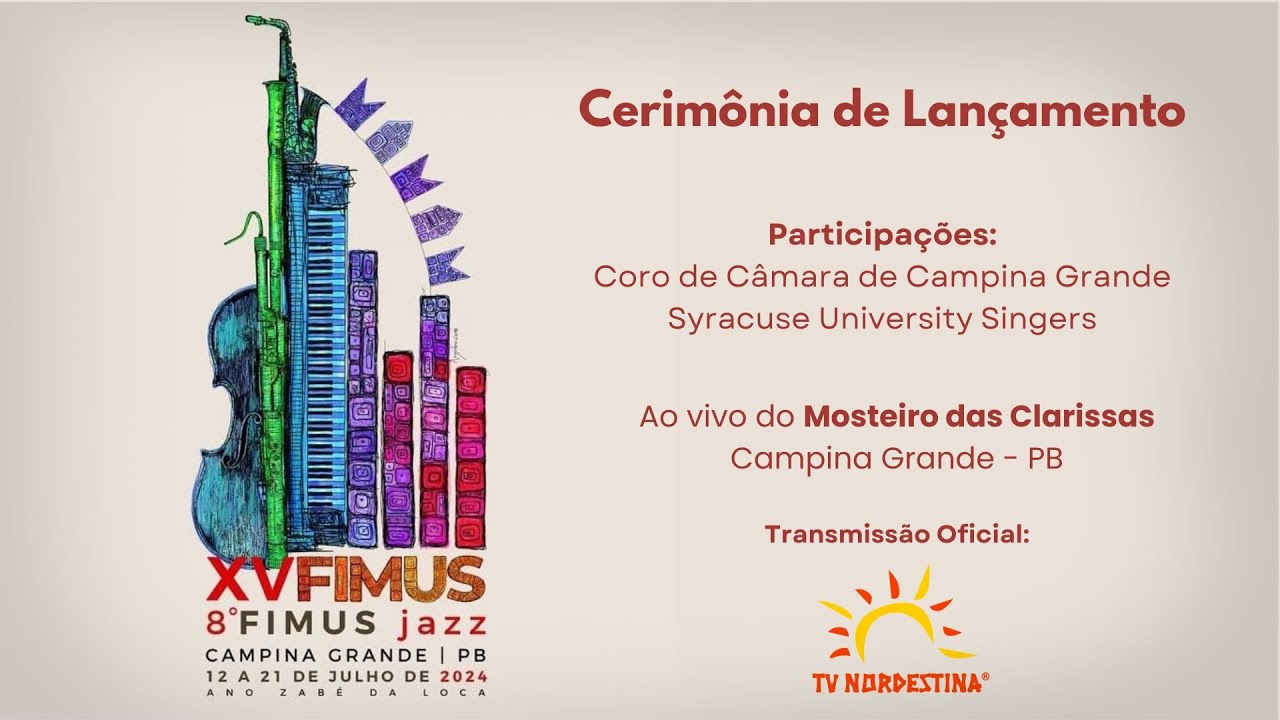 XV FIMUS / 8º FIMUS Jazz - Cerimônia de Lançamento | Launch Ceremony