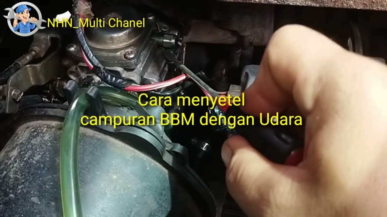 Cara setel Perbandingan konsumsi BBM&Udara, carry 1.0