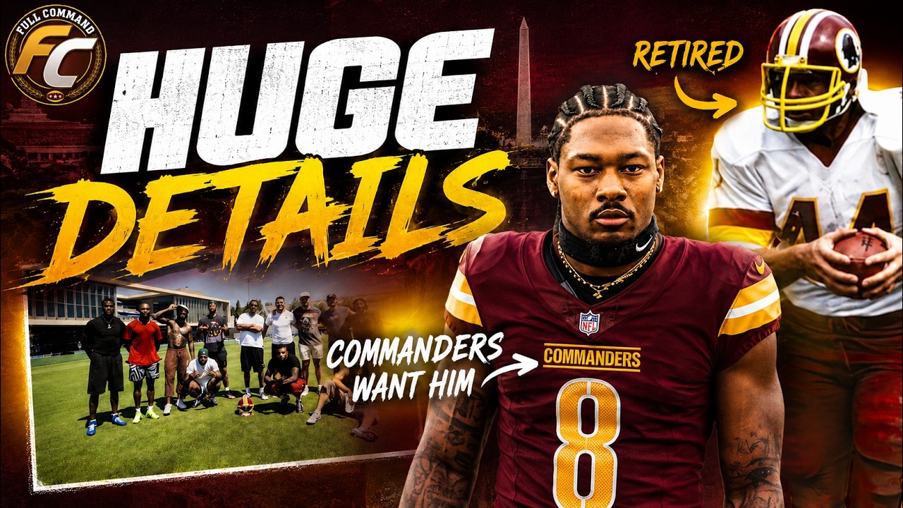 Commanders Player RECRUITING Stefon Diggs | Jayden Daniels TAKES CHARGE, John Riggins #44 RETIRED