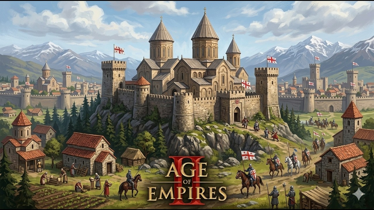 Người Gruzia | Chiến Thuật Sử Dụng Monaspa | Age of Empires 2