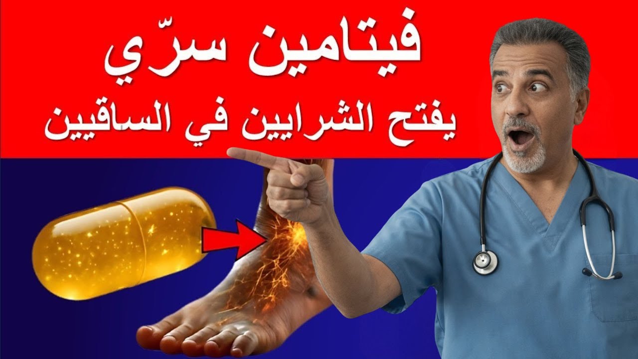 أقوى فيتامين لكبار السن: يُفتح الشرايين في الساقين، يُذيب الجلطات ويُنشط الدورة الدموية