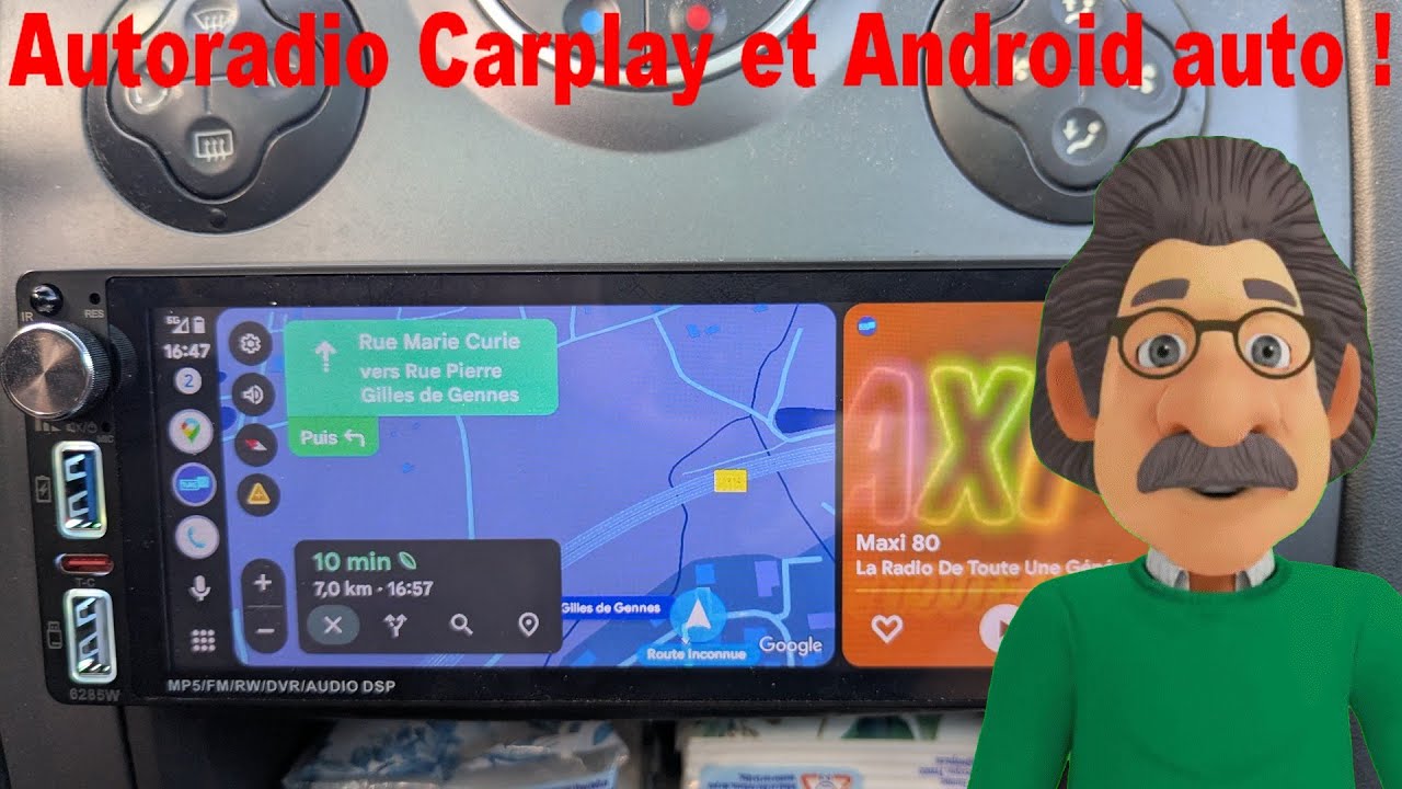 Autoradio Carplay et Android auto pas cher !