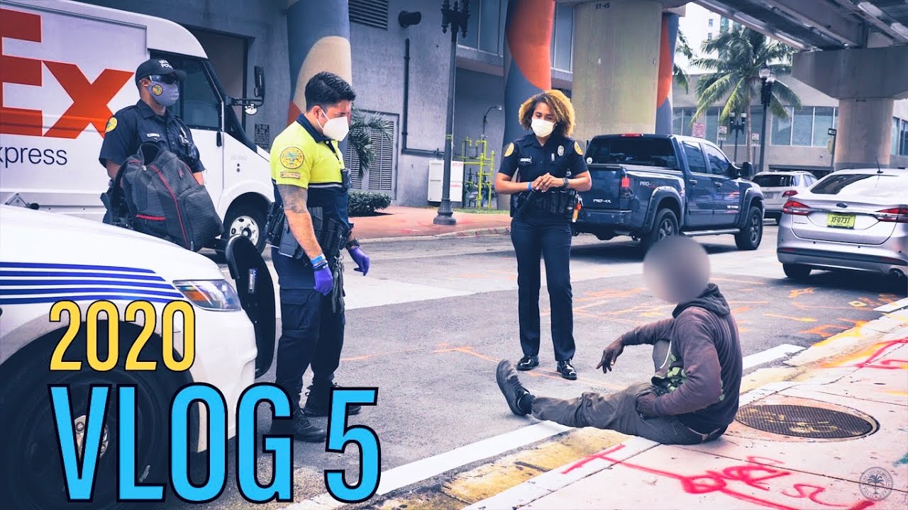 Miami Police VLOG: Police baker act a man / Miami prepares for the COVID-19 reopening phase