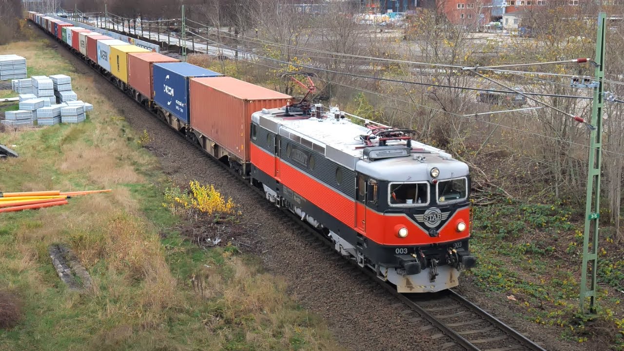 Godst&aring;g p&aring; Hamnbanan i G&ouml;teborg - Del 1 - 4k60