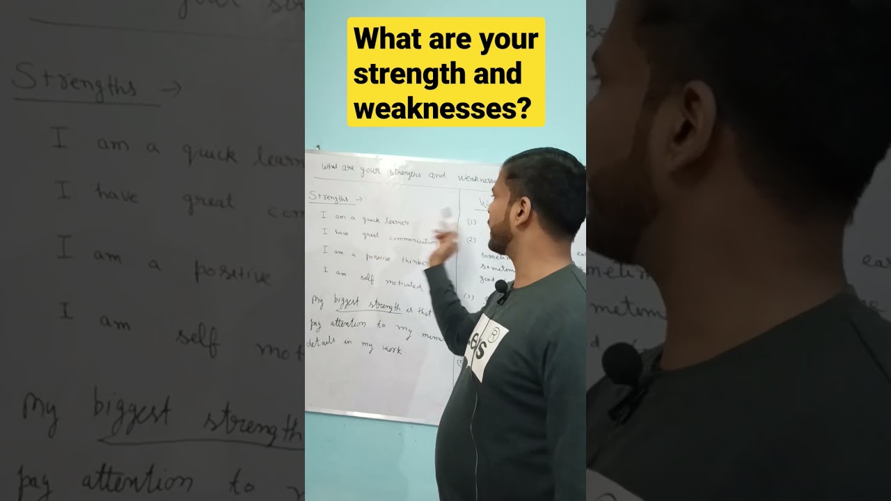 what are your strengths and weaknesses? how to prepare for job interview?