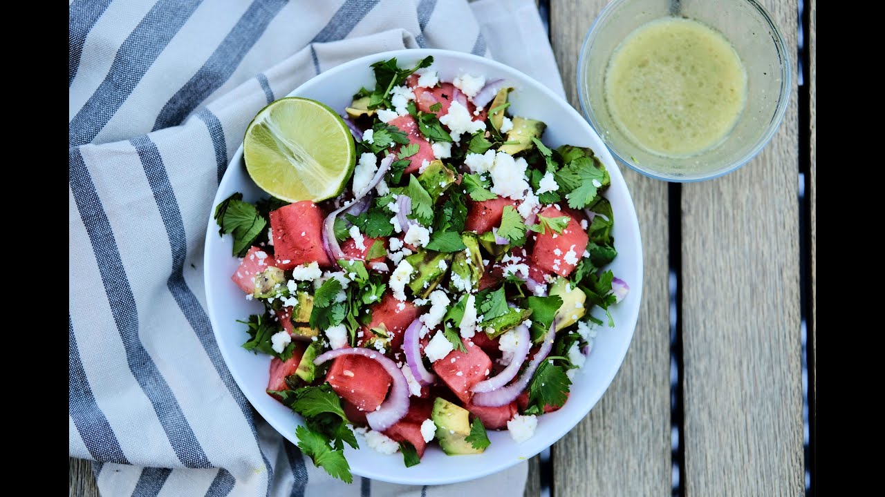 Side Dish Recipe: Grilled Watermelon Salad by Everyday Gourmet with Blakely
