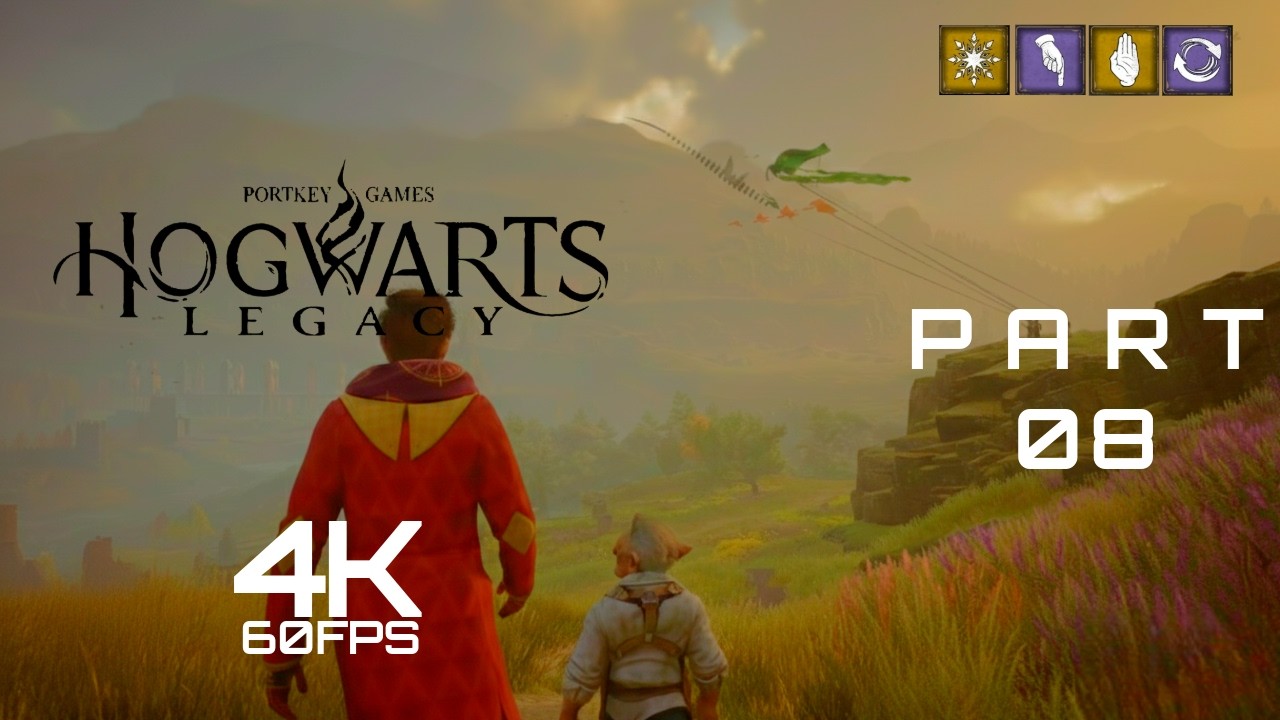 Мастерство Глациус и Флиппендо! Hogwarts Legacy Часть 8 4K | BlackSPY