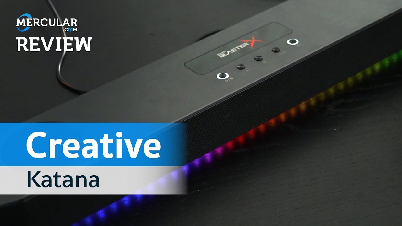 รีวิว Creative Sound BlasterX Katana - Soundbar สำหรับเล่นเกมส์ ราคา 9,990 บาท