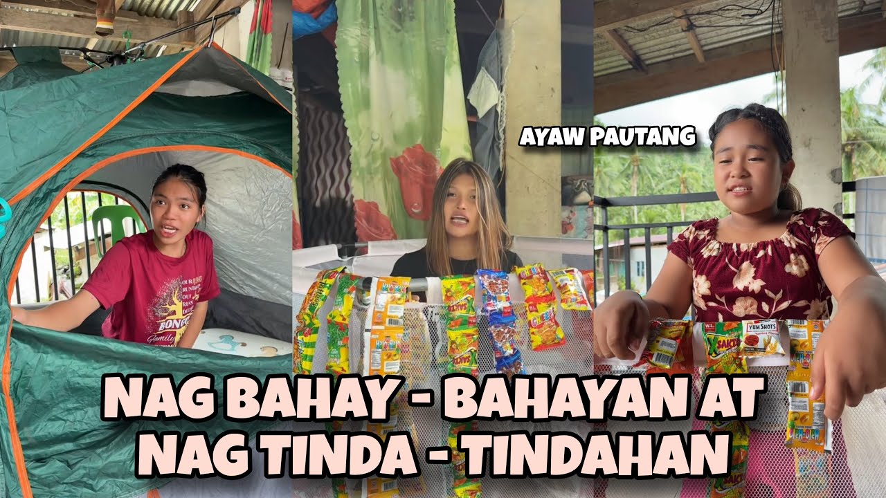 NAG BAHAY-BAHAYAN AT NAG TINDA-TINDA | PART 1 | FUNNY TIKTOK COMPILATION GOODVIBES | Queenie Dawson 