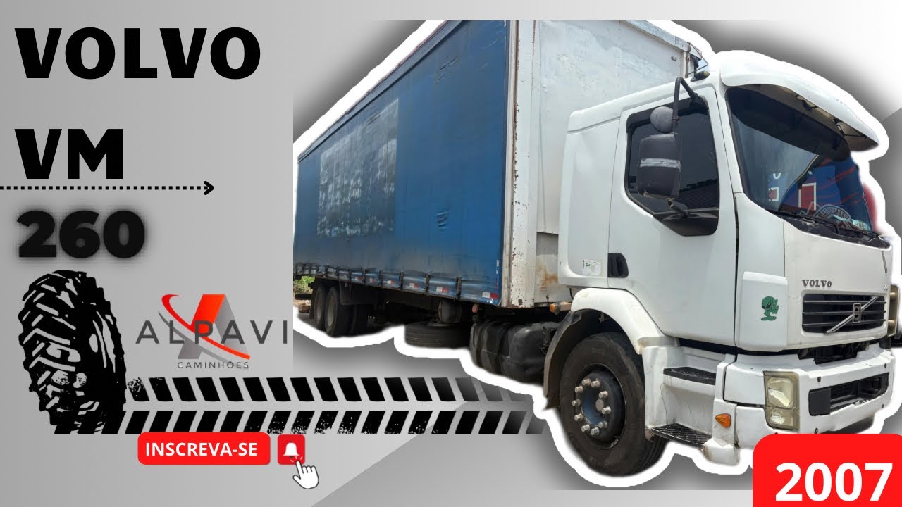 Volvo VM 260 Ano 2007 Leito No Chassi Alongado 11,2m a Venda Ligue (12) 97406-2916