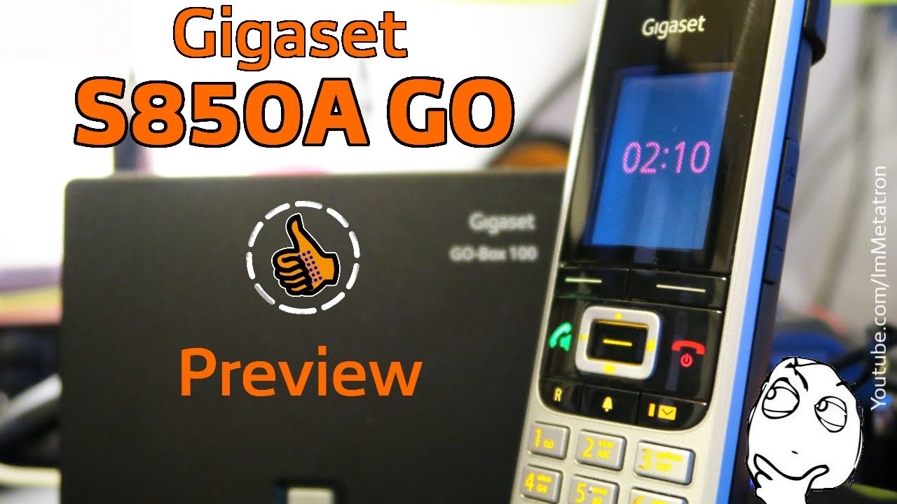 Gigaset S850A GO - Preview - DECT и IP телефония 2 в 1