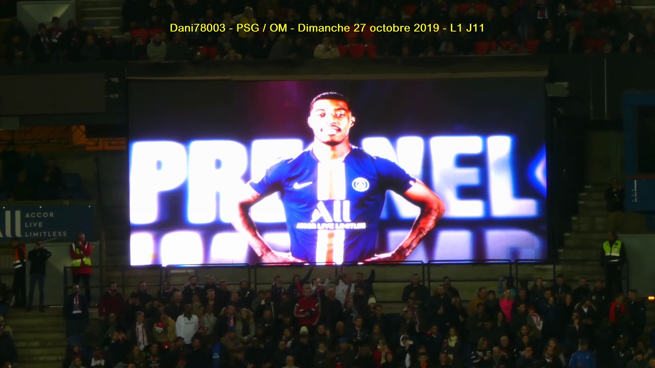 PSG / OM 27.10.2019 : 4-0 (L1 J11) 3/6 : Composition du PSG