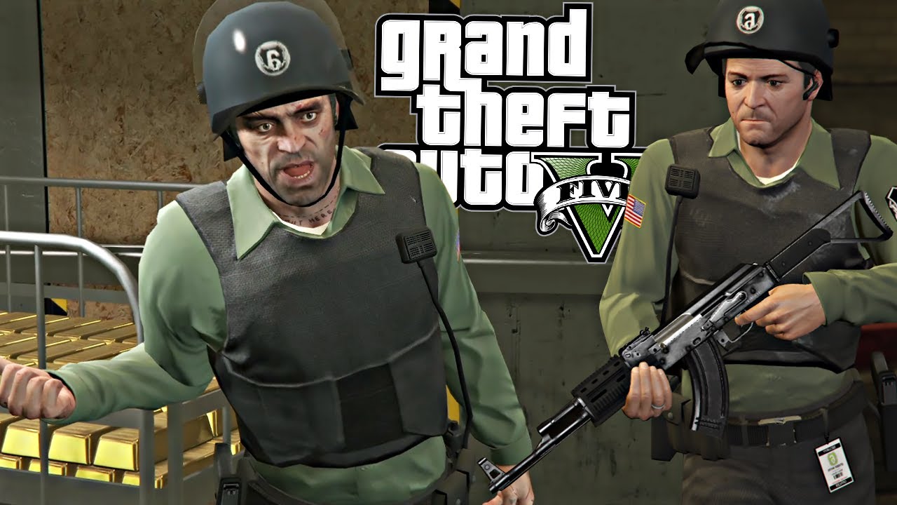 O GRANDE GOLPE, MAIOR ASSALTO DA HISTORIA!!! GTA 5 em Português PT-BR #30