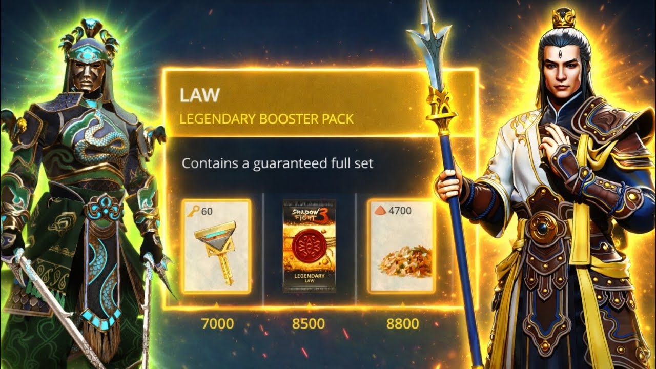 How to get Heavenly Law & Serpent Set - Shadow Fight 3 Market Madness