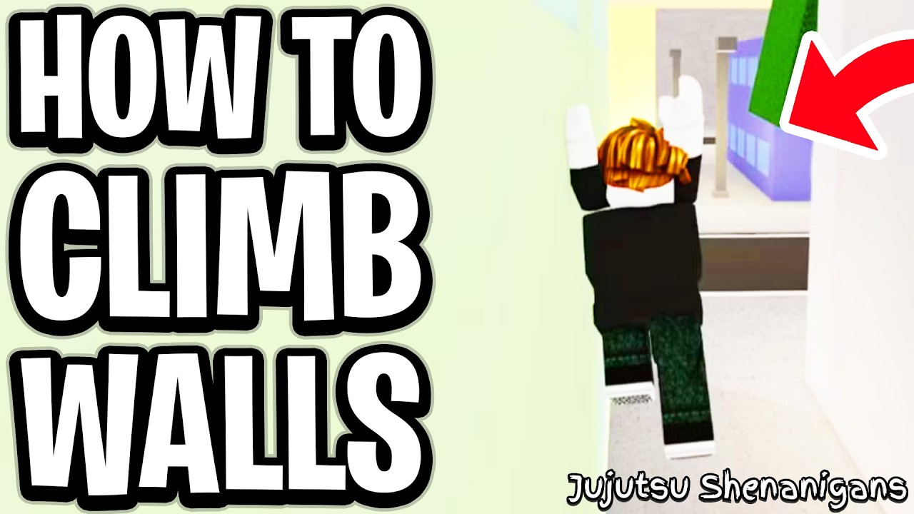 How To Climb Walls in Jujutsu Shenanigans - Full Guide (Movement & Wall Climb Method) Roblox