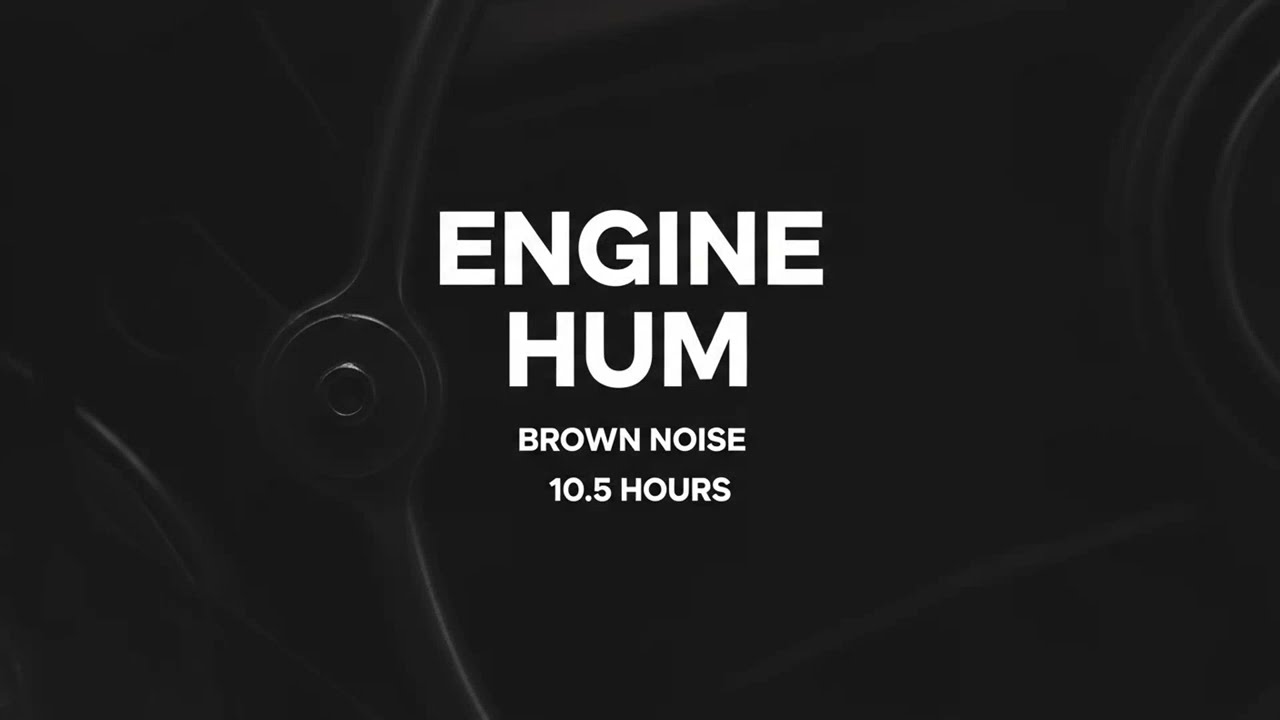 Deep Sleep Engine Room Hum | Low Frequency Brown Ambience