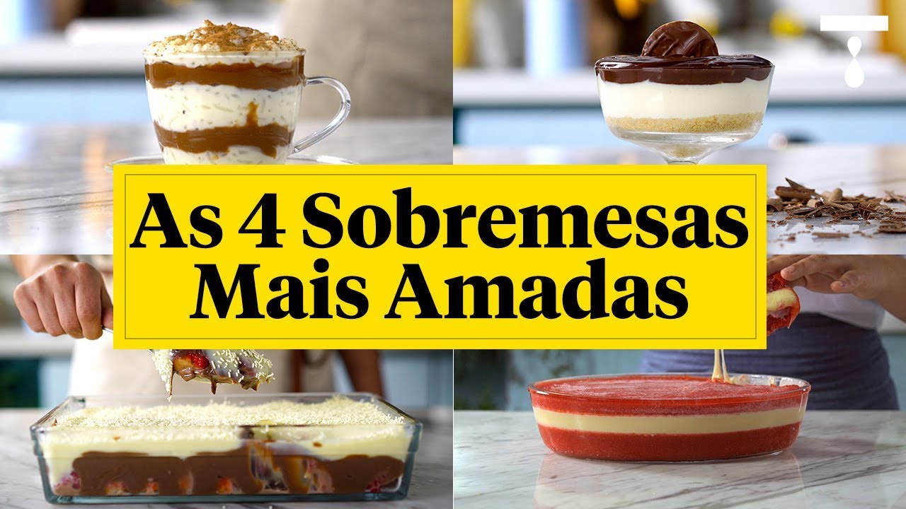 AS 4 SOBREMESAS MAIS AMADAS DA TASTEMADE
