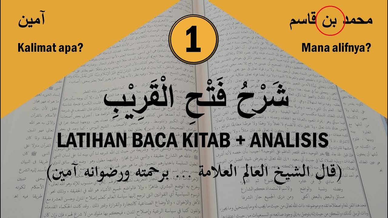 Praktek Baca Kitab Fathul Qorib | Muqoddimah (Bagian 1)