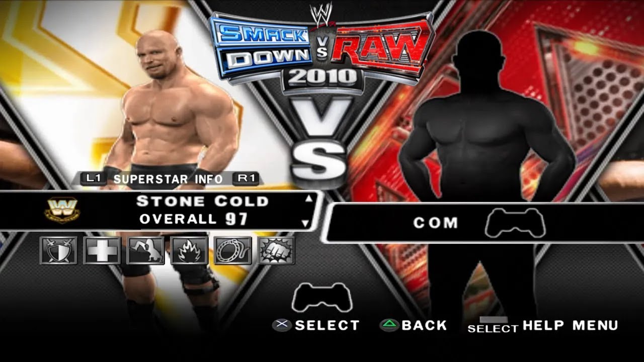 WWE SmackDown! vs  Raw 2010 - Modded Roster (PS2) [Full Roster]