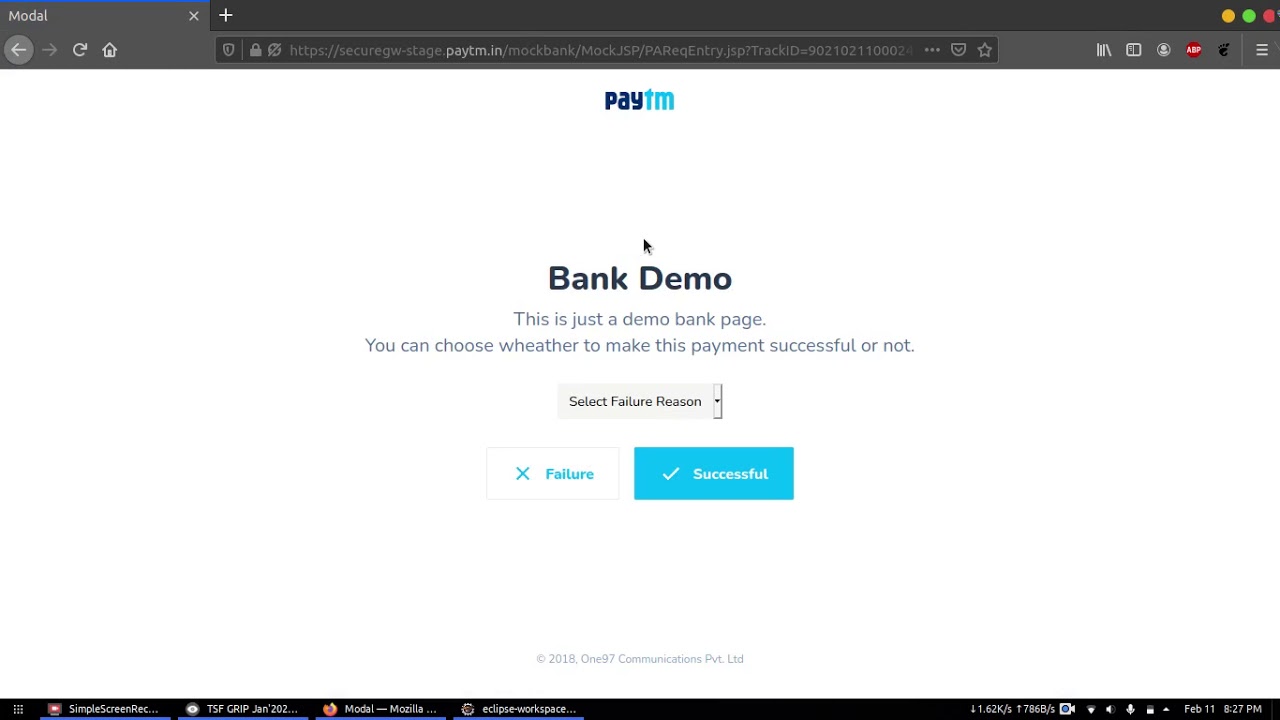 Payment gateway integration | Java Spring Boot Project | Paytm gateway